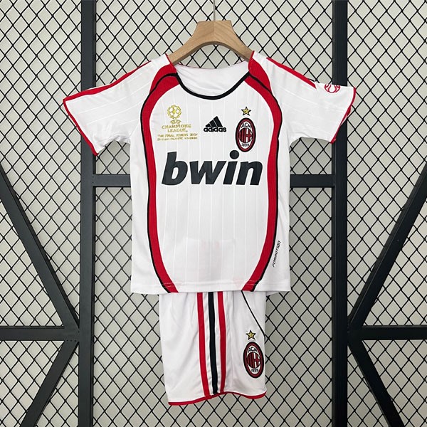 Camiseta AC Milan Replica Segunda Ropa Retro Niño 2006 2007